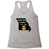 missouri eclipse   show me totality Racerback Tank