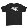 pump gym training bodybuilding workout keepfit weightlifting Youth Tee