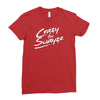 crazy for swayze Ladies Fitted T-Shirt
