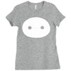 big hero 6 baymax head eyes Ladies Fitted T-Shirt