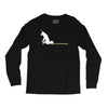 unicorn scooting on the floor Long Sleeve Shirts