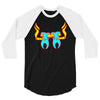 high tooths with joint 3/4 Sleeve Shirt