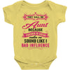 They Call Me Aunt Partner in Crime Baby Onesie