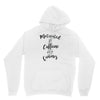 motivated by caffeine and canines Unisex Hoodie