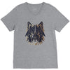 polygon wolf V-Neck Tee