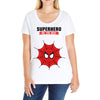 Superhero On The Way Ladies Curvy T-Shirt