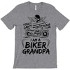 You Cant Scare Me I am Biker Grandpa T-Shirt