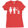 bla bla bla  fun shirt herrentag kult Ladies Fitted T-Shirt
