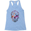 Colorful Skull Racerback Tank
