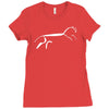uffington horse Ladies Fitted T-Shirt