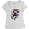 music characters Women's Triblend Scoop T-shirt
