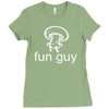 fun guy Ladies Fitted T-Shirt