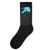 water planet global warming world ocean banksy nature graphic Socks