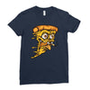 pizza smoking Ladies Fitted T-Shirt