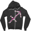 violet sagitarius Zipper Hoodie
