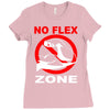 no flex zone arm gym workout Ladies Fitted T-Shirt