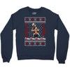 ugly sweater fight christmas t shirts Crewneck Sweatshirt