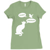pussy! chicken! Ladies Fitted T-Shirt