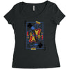 catdog playing card Women's Triblend Scoop T-shirt