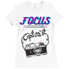 focus and than capture it Ladies Fitted T-Shirt