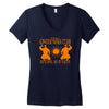 ninja Women's V-Neck T-Shirt