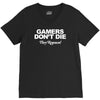 gamers don't die they respawn V-Neck Tee