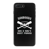 diamonds are a girls best friend girls softball shirt funny women spor iPhone 7 Plus Case