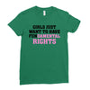 girls just want to have fundamental rights Ladies Fitted T-Shirt