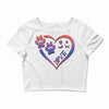 perfect dog love Crop Top