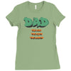 dad the man the myth the legend Ladies Fitted T-Shirt