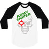army sniper 3/4 Sleeve Shirt