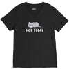 Cat Says Not Today V-Neck Tee