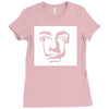 salvador dali face surrealist artist Ladies Fitted T-Shirt