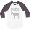 nice ass 3/4 Sleeve Shirt