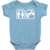 problem l&ouml;sung zocken lustig funny Baby Onesie