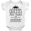 queens are born in january (2) Baby Onesie