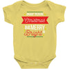 may your christmas be merry &amp; bright Baby Bodysuit