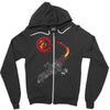 a leaf on the wind Zipper Hoodie