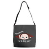 July Peeking Out Baby Boy Adjustable Strap Totes