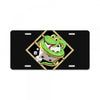 snake green License Plate