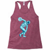astronaut discus throwing Racerback Tank