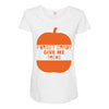 halloween forget candy give me tacos pumpkin Maternity Scoop Neck T-shirt