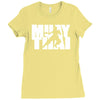 muay thai mma gym sport gym train Ladies Fitted T-Shirt