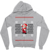 ugly super mario christmas Zipper Hoodie