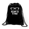 klopp is a red funny Drawstring Bags