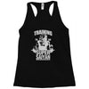 training to go super saiyan Racerback Tank