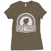 saiyans crest Ladies Fitted T-Shirt