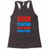 bush clinton large Racerback Tank