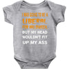 liberal for halloween Baby Bodysuit