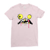 halloween face Ladies Fitted T-Shirt